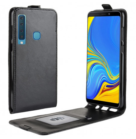 1483 - MadPhone Flip кожен калъф за Samsung Galaxy А9 (2018)