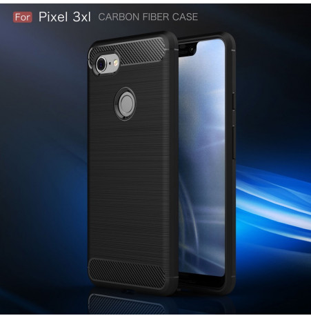 15568 - MadPhone Carbon силиконов кейс за Google Pixel 3 XL