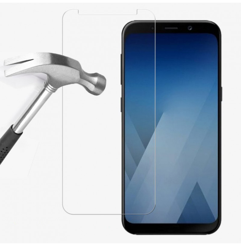 1562 - MadPhone стъклен протектор 9H за Samsung Galaxy A8 (2018)