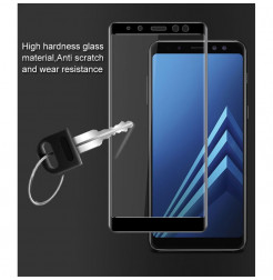 1568 - 3D стъклен протектор за целия дисплей Samsung Galaxy A8 (2018)
