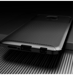 15844 - iPaky Carbon силиконов кейс калъф за Xiaomi Redmi Note 9S / 9 Pro / Max