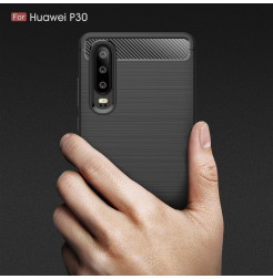 16591 - MadPhone Carbon силиконов кейс за Huawei P30