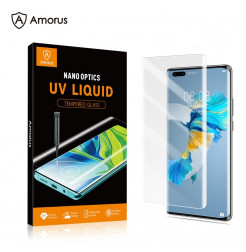 20136 - Amorus 5D UV стъклен протектор за Huawei Mate 40 Pro