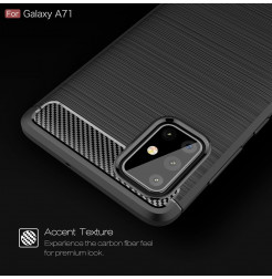 20544 - MadPhone Carbon силиконов кейс за Samsung Galaxy A71