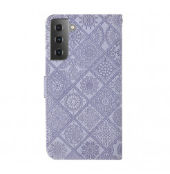 21494 - MadPhone Elegance кожен калъф за Samsung Galaxy S21
