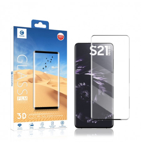 21572 - Mocolo 3D стъклен протектор за целия дисплей Samsung Galaxy S21 Ultra