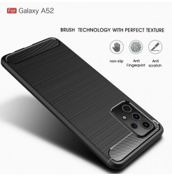 22860 - MadPhone Carbon силиконов кейс за Samsung Galaxy A52 / A52s / 4G / 5G