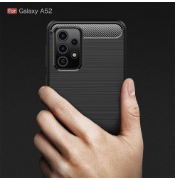22862 - MadPhone Carbon силиконов кейс за Samsung Galaxy A52 / A52s / 4G / 5G