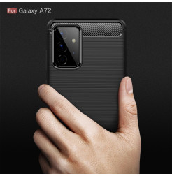 23053 - MadPhone Carbon силиконов кейс за Samsung Galaxy A72
