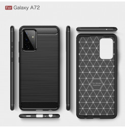 23054 - MadPhone Carbon силиконов кейс за Samsung Galaxy A72