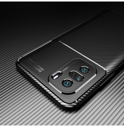 23517 - iPaky Carbon силиконов кейс калъф за Xiaomi Poco F3