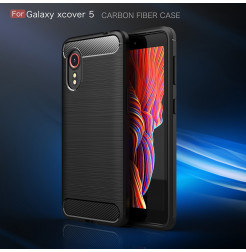 24970 - MadPhone Carbon силиконов кейс за Samsung Galaxy Xcover 5