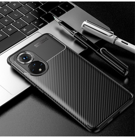 26391 - iPaky Carbon силиконов кейс калъф за Honor 50