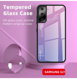27003 - NXE Sky Glass стъклен калъф за Samsung Galaxy S21