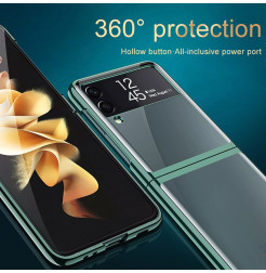 27259 - GKK Plated пластмасов кейс за Samsung Galaxy Z Flip 3 5G