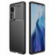 28058 - iPaky Carbon силиконов кейс калъф за Xiaomi 12 / 12X