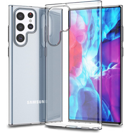 28829 - MadPhone супер слим силиконов гръб за Samsung Galaxy S22 Ultra