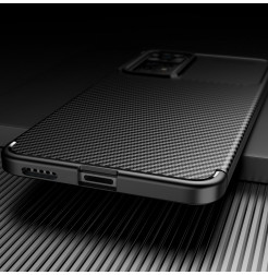 29656 - iPaky Carbon силиконов кейс калъф за Xiaomi Redmi Note 11 Pro 4G / 5G