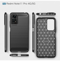 29666 - MadPhone Carbon силиконов кейс за Xiaomi Redmi Note 11 Pro 4G / 5G