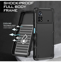 30231 - MadPhone Shocker хибриден калъф за Xiaomi Poco X4 Pro 5G