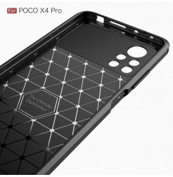 30876 - MadPhone Carbon силиконов кейс за Xiaomi Poco X4 Pro 5G