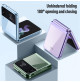 33353 - GKK Plated пластмасов кейс за Samsung Galaxy Z Flip 4 5G