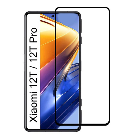 33648 - 3D стъклен протектор за целия дисплей Xiaomi 12T / 12T Pro