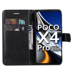34284 - MadPhone Classic кожен калъф за Xiaomi Poco X4 Pro 5G