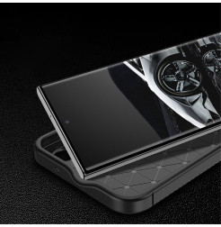 35687 - iPaky Carbon силиконов кейс калъф за Samsung Galaxy S23 Ultra