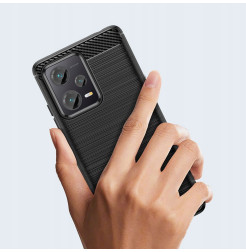 36797 - MadPhone Carbon силиконов кейс за Xiaomi Redmi Note 12 5G / Poco X5 5G