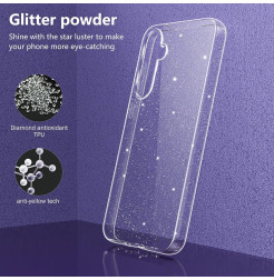 41637 - MadPhone Glitter силиконов калъф за Samsung Galaxy S24