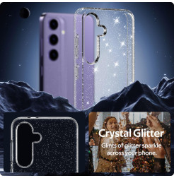 41638 - MadPhone Glitter силиконов калъф за Samsung Galaxy S24