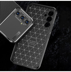 41759 - iPaky Carbon силиконов кейс калъф за Samsung Galaxy A55 5G