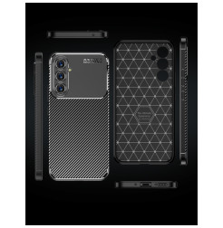 41763 - iPaky Carbon силиконов кейс калъф за Samsung Galaxy A55 5G