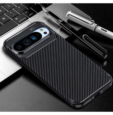 44388 - iPaky Carbon силиконов кейс калъф за Google Pixel 9 / Pixel 9 Pro