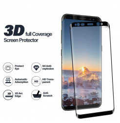 4473 - 3D стъклен протектор за целия дисплей Samsung Galaxy S8