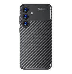 48312 - iPaky Carbon силиконов кейс калъф за Samsung Galaxy S25