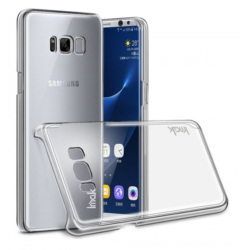 4859 - IMAK Crystal Case тънък твърд гръб за Samsung Galaxy S8+ Plus