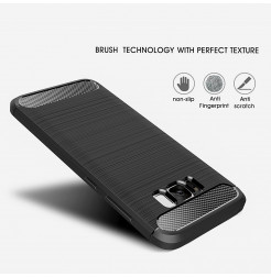 4900 - MadPhone Carbon силиконов кейс за Samsung Galaxy S8+ Plus