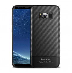 4930 - iPaky Carbon силиконов кейс калъф за Samsung Galaxy S8+ Plus