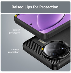 49645 - MadPhone Carbon силиконов кейс за Xiaomi Poco F7 Ultra