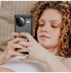 49646 - MadPhone Carbon силиконов кейс за Xiaomi Poco F7 Ultra