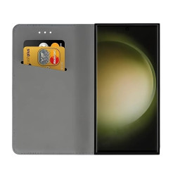49824 - MadPhone Classic кожен калъф за Samsung Galaxy S25 Edge