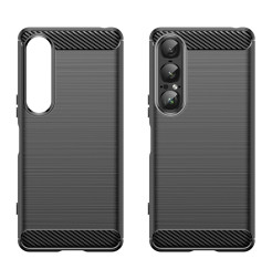 49996 - MadPhone Carbon силиконов кейс за Sony Xperia 1 VII