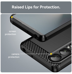 49998 - MadPhone Carbon силиконов кейс за Sony Xperia 1 VII