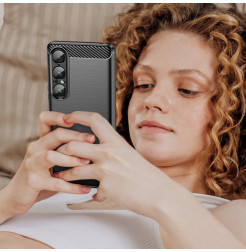 49999 - MadPhone Carbon силиконов кейс за Sony Xperia 1 VII