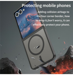 50513 - MadPhone Gravity MagSafe хибриден кейс за Samsung Galaxy Z Flip 7 5G