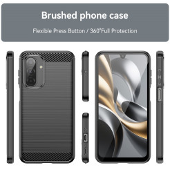 50733 - MadPhone Carbon силиконов кейс за Samsung Galaxy A17
