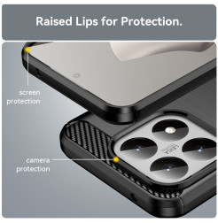 51284 - MadPhone Carbon силиконов кейс за Xiaomi 15T