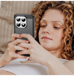 51285 - MadPhone Carbon силиконов кейс за Xiaomi 15T